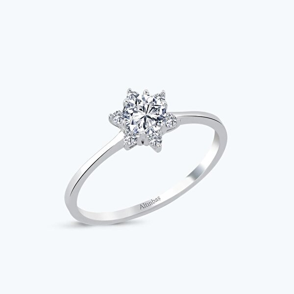 Altın Lotus Çiçeği Yüzük