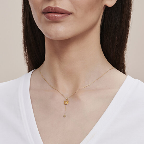 Altınbaş Besties Sallantılı Kalp Kilit Kolye