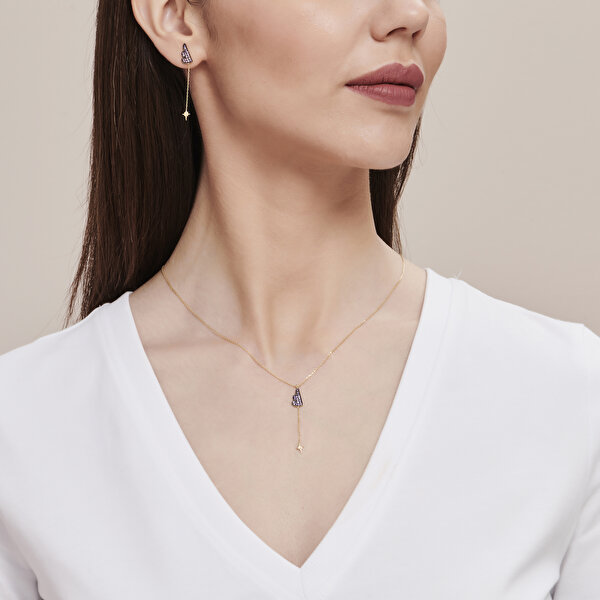 Altınbaş Besties Sallantılı Kutup Yıldızı Kolye