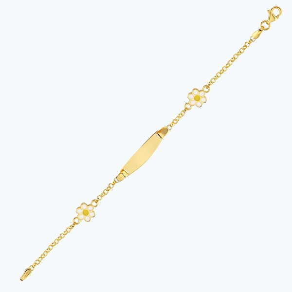 22 Ayar Altın Çocuk Papatya Künye