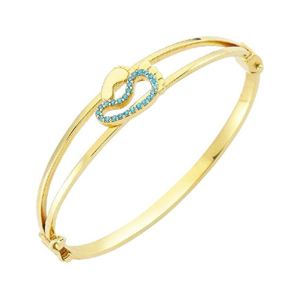 Altın Çocuk Ayak İzi Bilezik