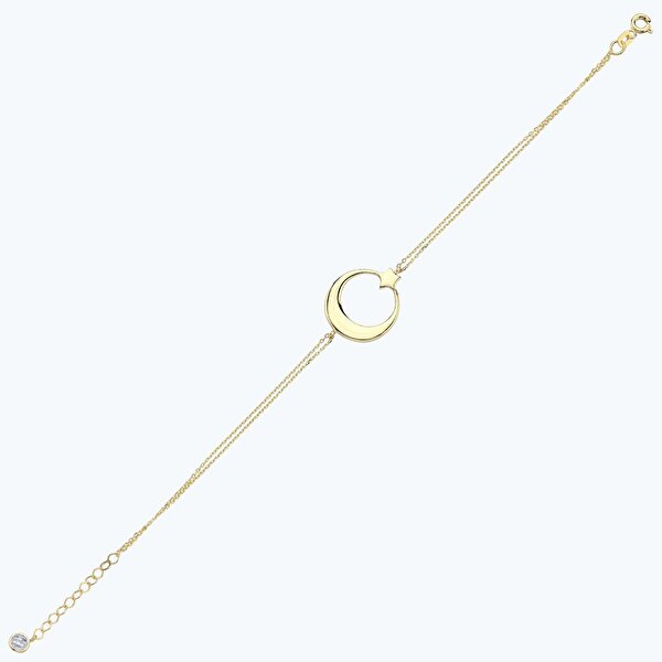 Altın Ay Yıldız Bileklik