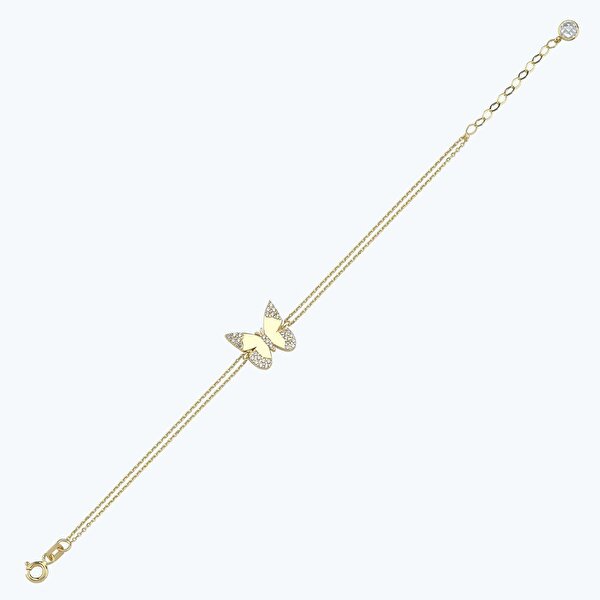 Altın Kelebek Bileklik