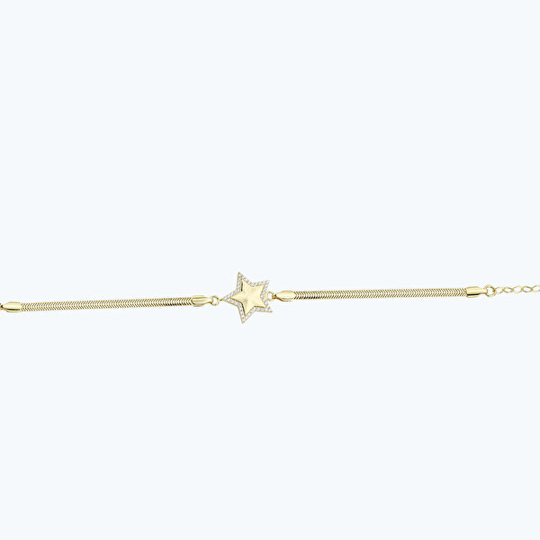 Altın Yıldız Zincir Bileklik