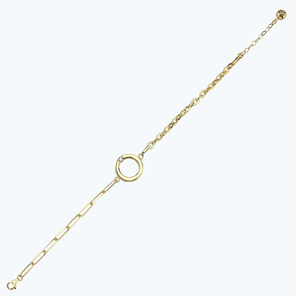 Altın Halka Zincir Bileklik