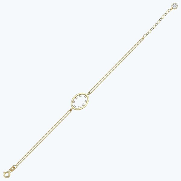 Altın Taşlı Bileklik