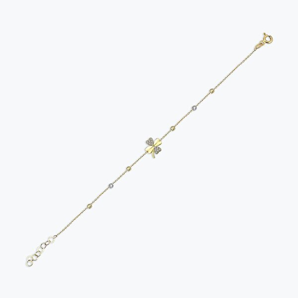 Altın Yonca Bileklik