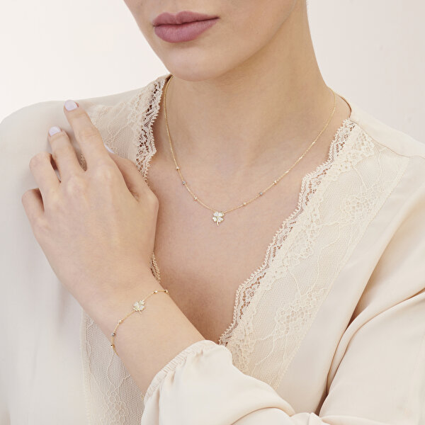 Altın Yonca Bileklik