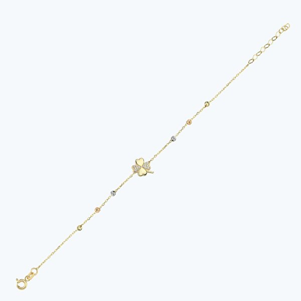 Altın Yonca Bileklik