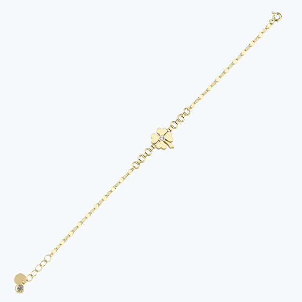 Altın Yonca Bileklik