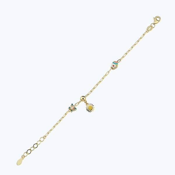 Altın Çocuk Papatya Bileklik