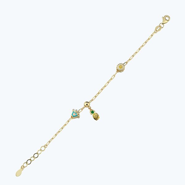 Altın Çocuk Ananas Bileklik