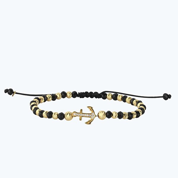 Altın Erkek Çapa Bileklik