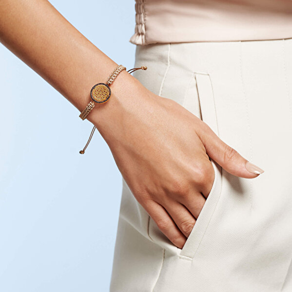 22 Ayar Altın Yaşam Çiçeği Bileklik