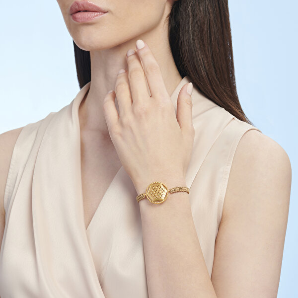 22 Ayar Altın Yaşam Çiçeği Bileklik