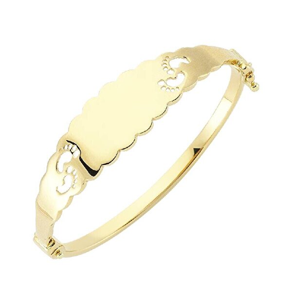 Altın Çocuk Ayak İzi Bilezik