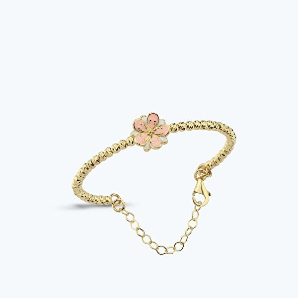 Altın Çocuk Çiçek Bilezik