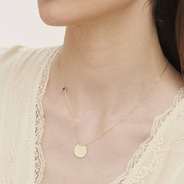 Altınbaş Burç Boğa Kolye