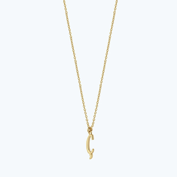 Altın Ç Harfi Kolye