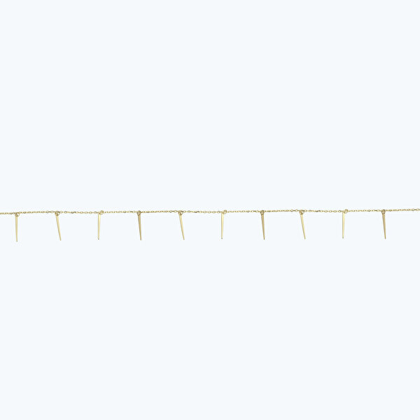 Altın Sallantılı Çubuk Halhal