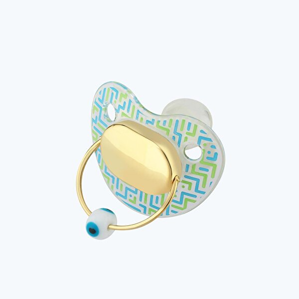 Altın Bebek Nazar Boncuklu Emzik