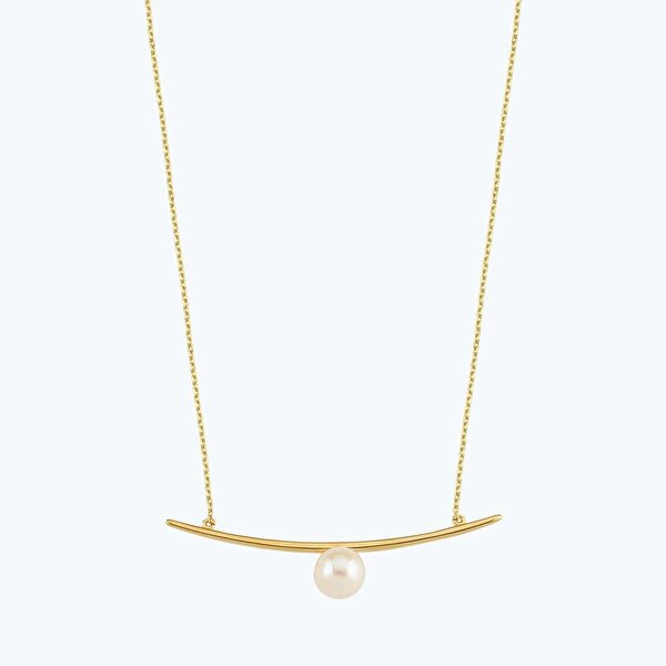 Altın İnci Kolye