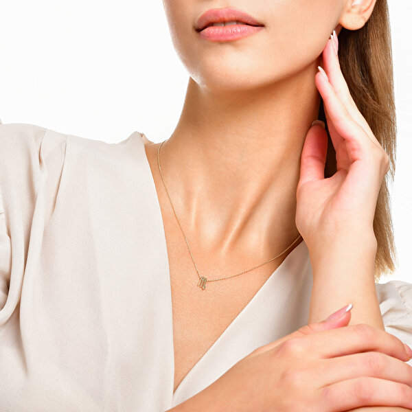 Altınbaş Burç Akrep Kolye