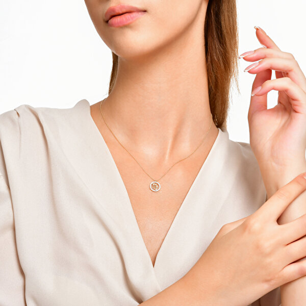 Altınbaş Burç Başak Kolye