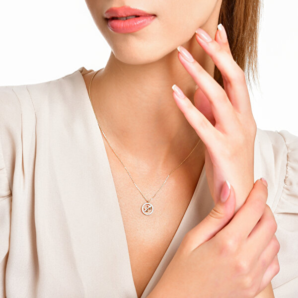 Altınbaş Burç Yay Kolye