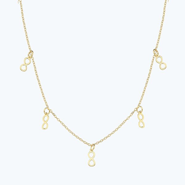 Altın Sonsuzluk Kolye