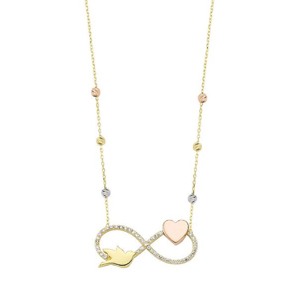 Altın Sonsuzluk Kolye