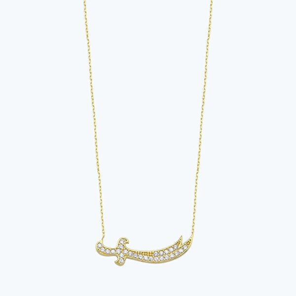 Altın Zülfikar Kılıç Kolye