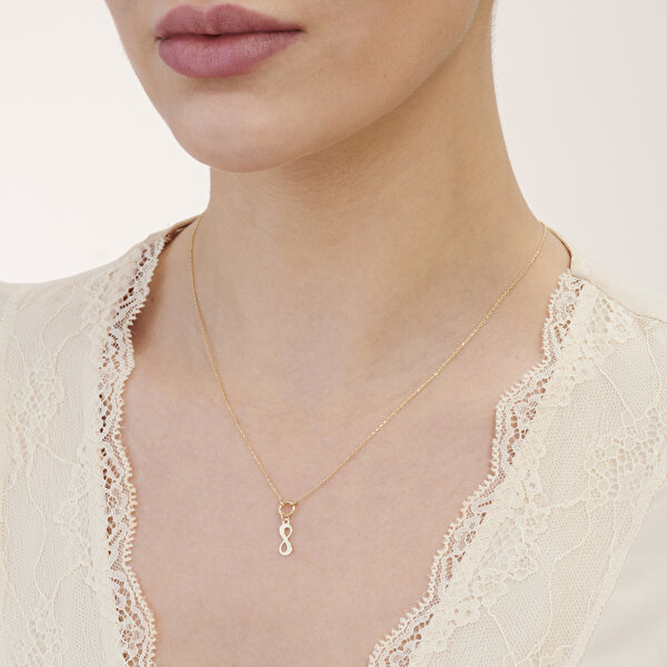 Altın Sonsuzluk Kolye