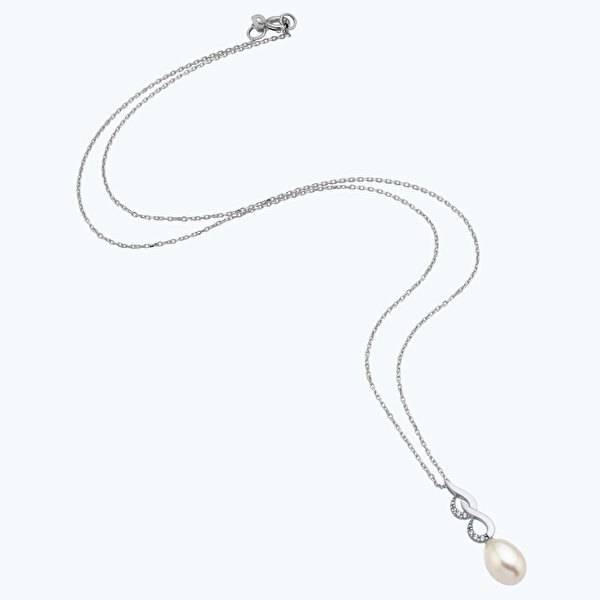 Altın İnci Sonsuzluk Kolye