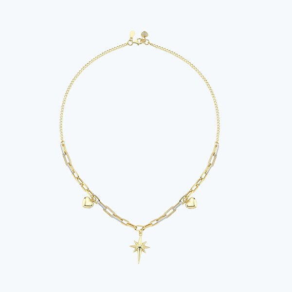 Altın Kutup Yıldızı Zincir Kolye