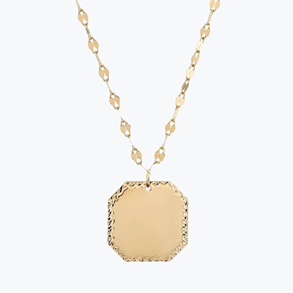 Altın İsimli Plaka Kolye