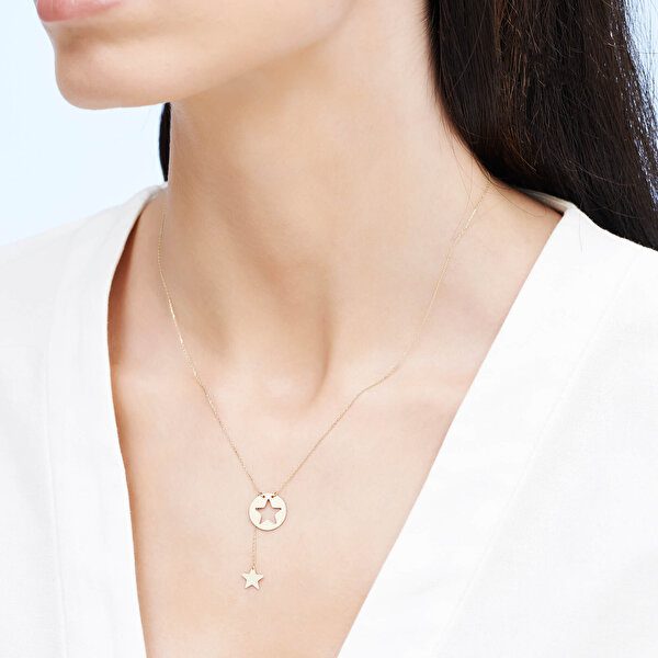 Altın Yıldız Kolye