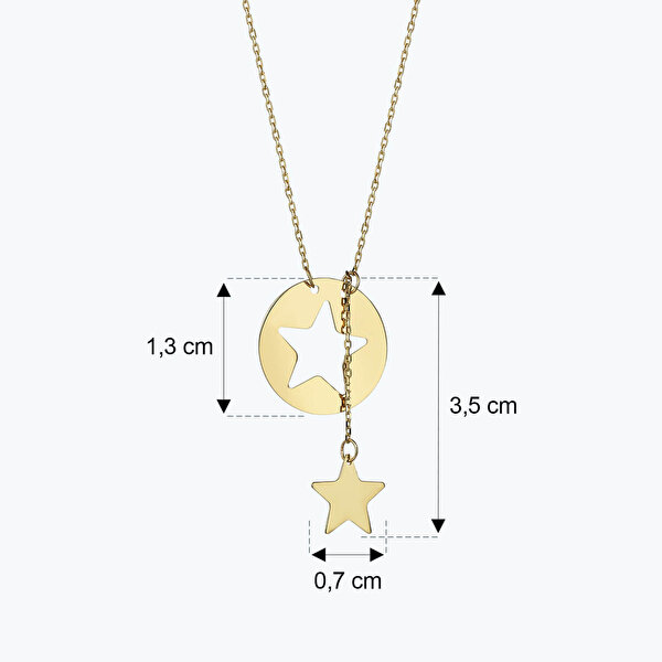 Altın Yıldız Kolye