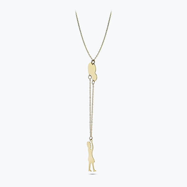 Altın Balon Çocuk Kolye