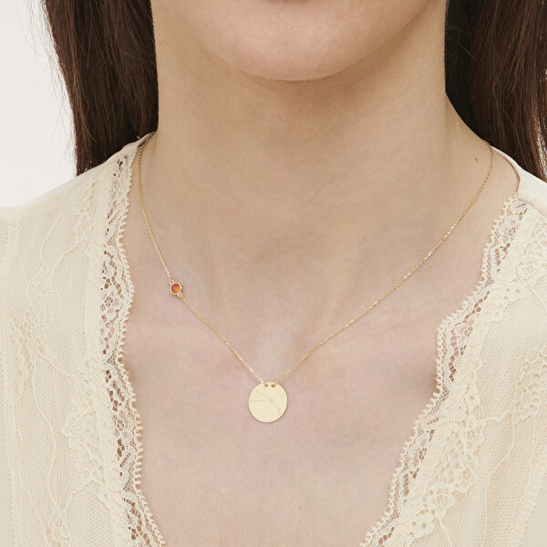 Altınbaş Burç Koç Kolye