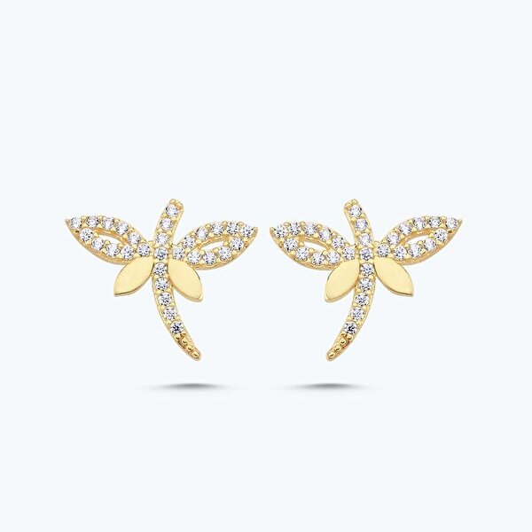 Altın Yusufçuk Küpe