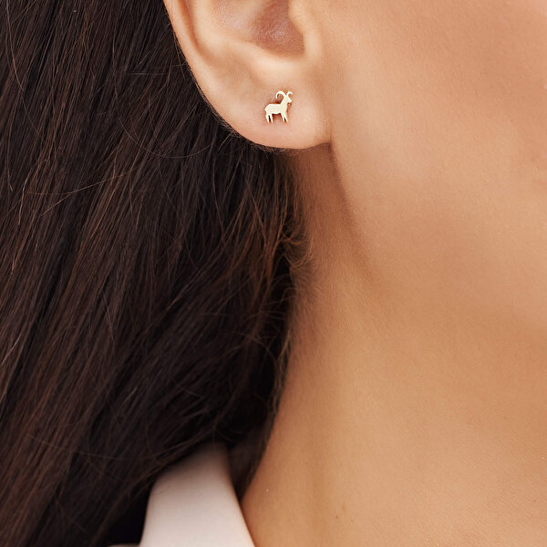 Altınbaş Burç Koç Küpe