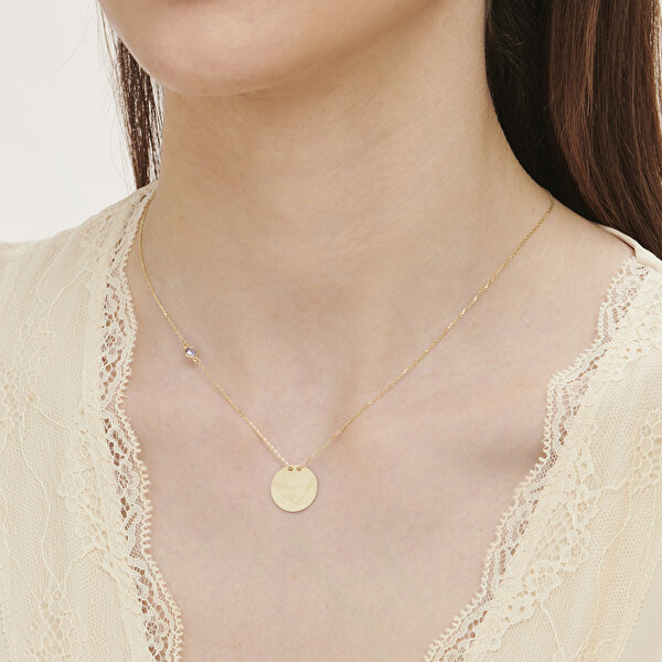 Altınbaş Burç Oğlak Kolye