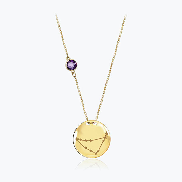 Altınbaş Burç Oğlak Kolye