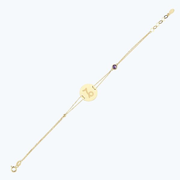 Altınbaş Burç Oğlak Bileklik