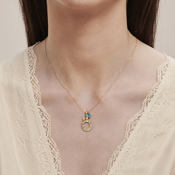 Altın Ö Harfi Kolye