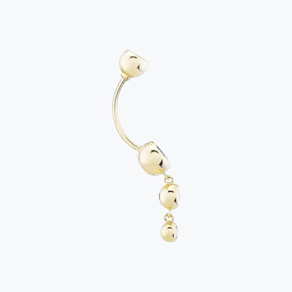 Altın Sallantılı Göbek Piercing