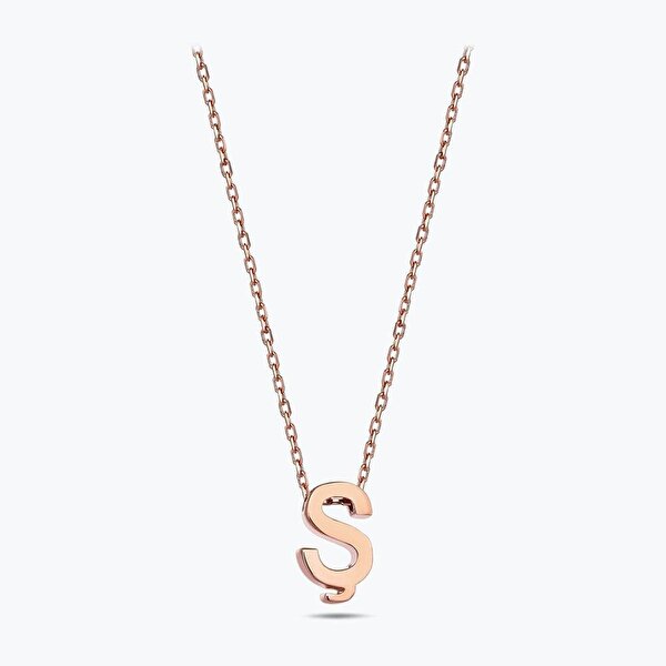Altın Ş Harfi Kolye