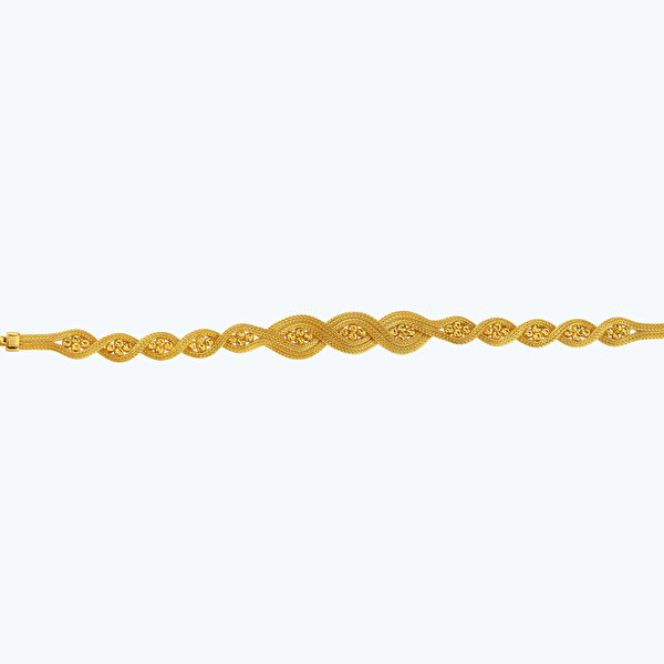 22 Ayar Altın İkili Sarmal Set