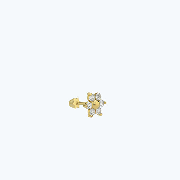Altın Çiçek Tragus Piercing